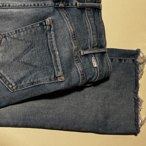 MOTHER The Hustler Ankle Fray "One Last Trip" Size 25 - Picture 7 of 11